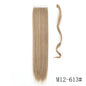 Long Straight Clip-in Ponytail Hair Extension Black