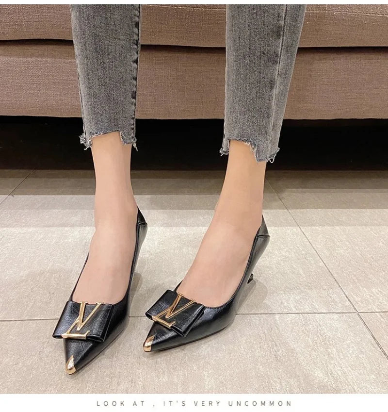 Pointed Toe Stiletto Heels Women's Office Pumps