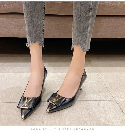 Pointed Toe Stiletto Heels Women's Office Pumps