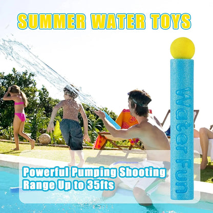 10 Packs Foam Water Guns for Kids Outdoor Fun
