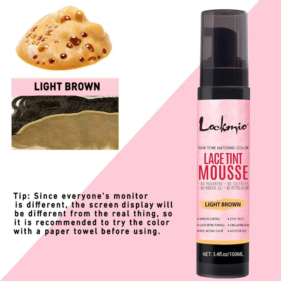 LOCKMIO Natural Lace Tint Spray Foam Mousse 100ML