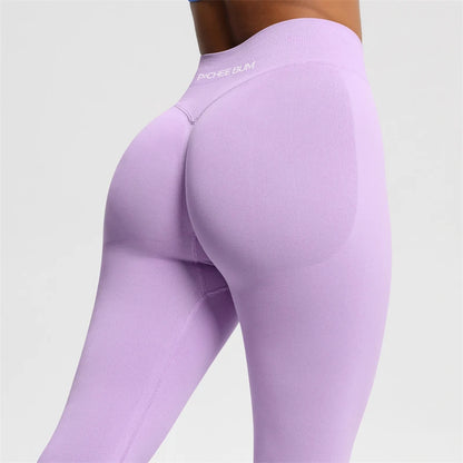 Women Seamless Bum Shaping Leggings Fitness Pants