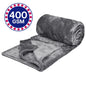 Solid Fleece Blanket for Couch and Bed, Super Soft Plush