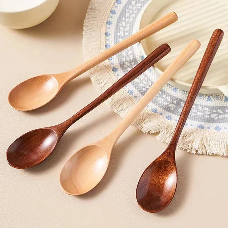 Wooden Spoon Set for Cooking and Dining