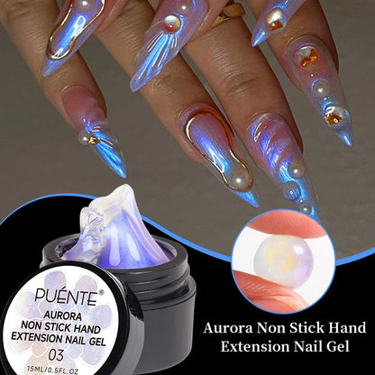 Clear 3D No Wipe Sculpture Gel Nail Polish 15ML