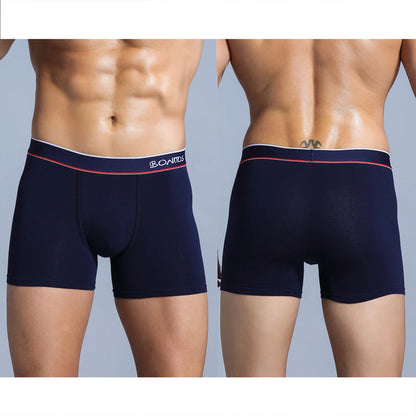 4pcs Cotton Boxer Shorts for Men Soft Underwear Set