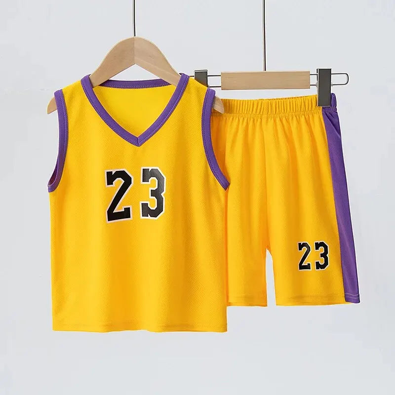 Children's Quick-Drying Sports Suit Casual Mixed Color Set