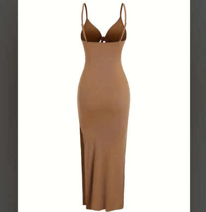 Knit Backless Sleeveless Dress for Women