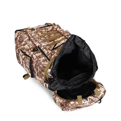 80L Tactical Mountaineering Backpack for Hiking Camping