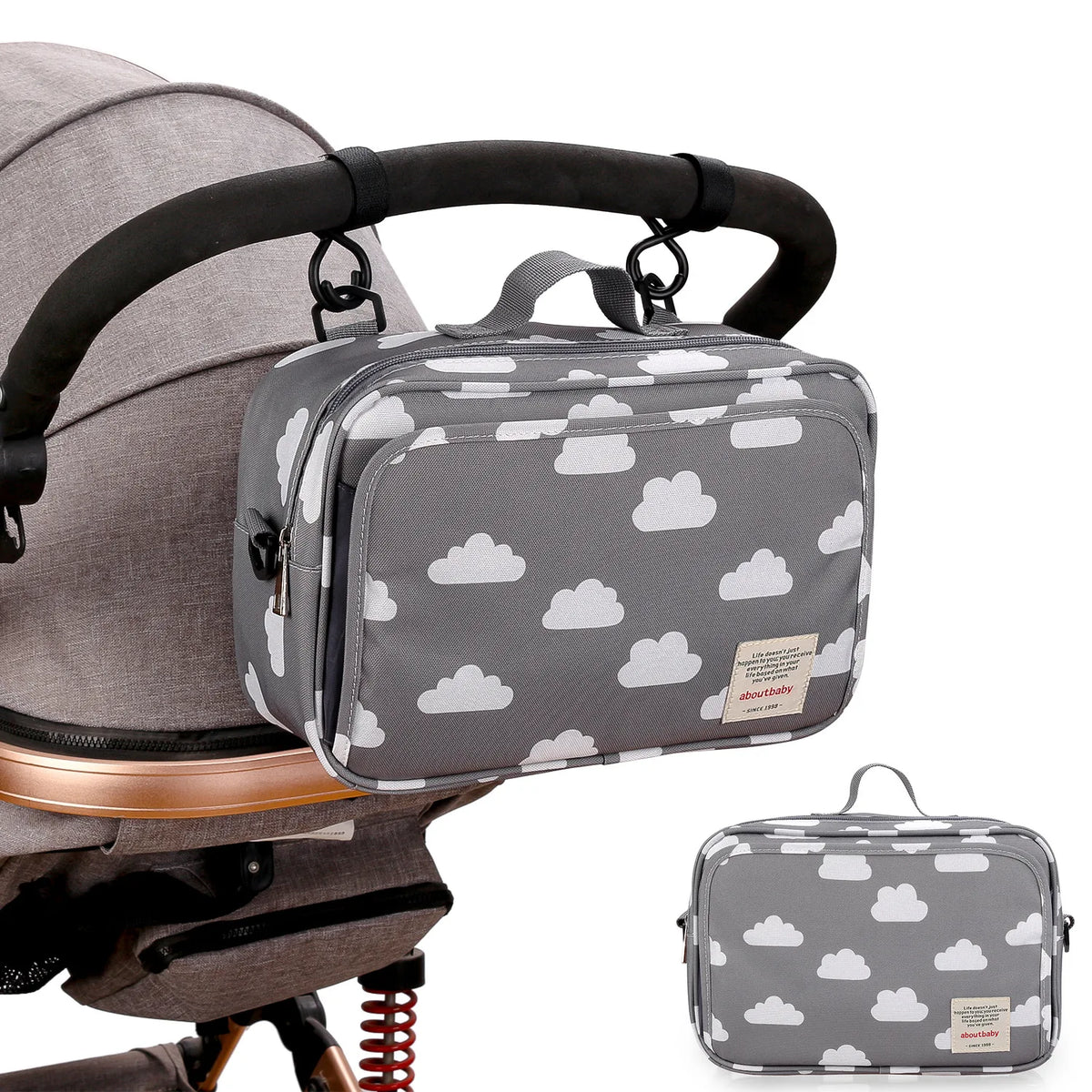 Waterproof Baby Stroller Bag Multifunction Diaper Organizer