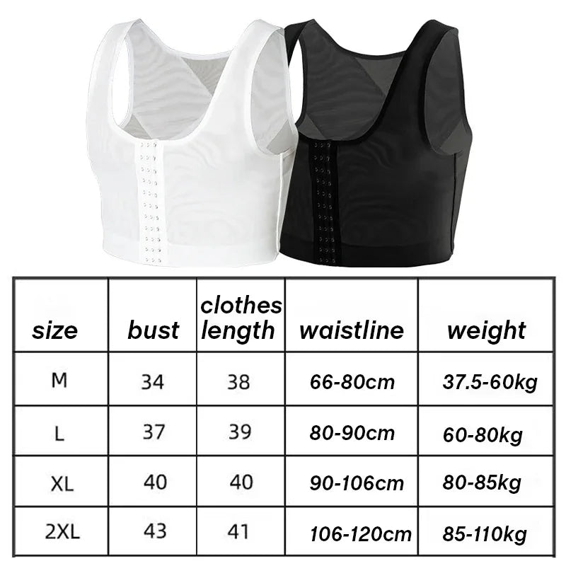 Men's Compression Corset Vest for Gynecomastia