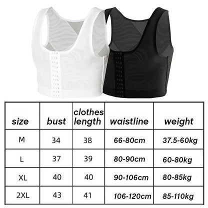 Men's Compression Corset Vest for Gynecomastia