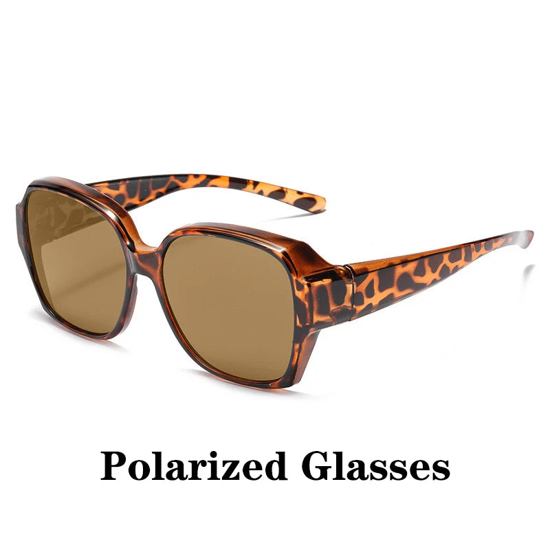Round Polarized Sunglasses for Prescription Glasses