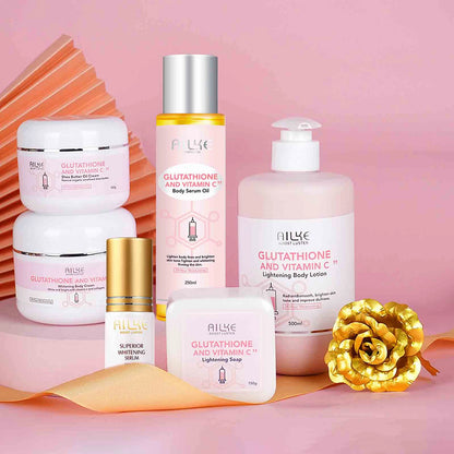 AILKE Vitamin C & Glutathione Skincare Set