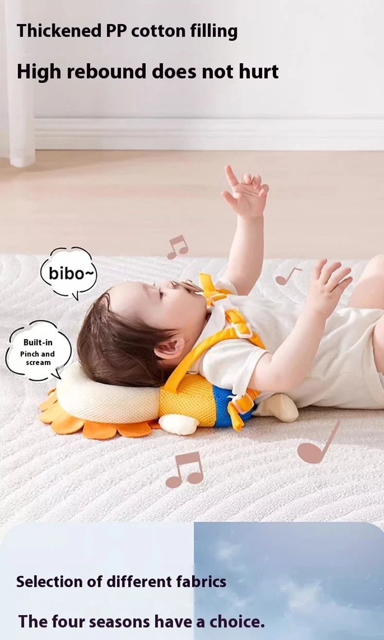 AIBEDILA Baby Anti-Fall Head Back Protector Pillow