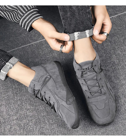 Men's Casual Hiking Shoes with Anti-Slip Comfort