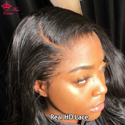 Queen Hair HD Lace Wig Raw Human Hair 13x6 Frontal