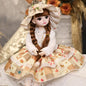 Plastic 30cm Movable Joint Doll with Music for Kids