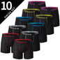 Men's Black Gold Printed Boxer Underwear 5/10 Pack