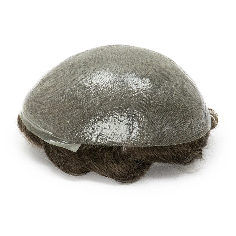 Thin Skin 0.03mm Natural Hair Toupee for Men