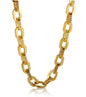 Vintage Textured Stainless Steel Necklace