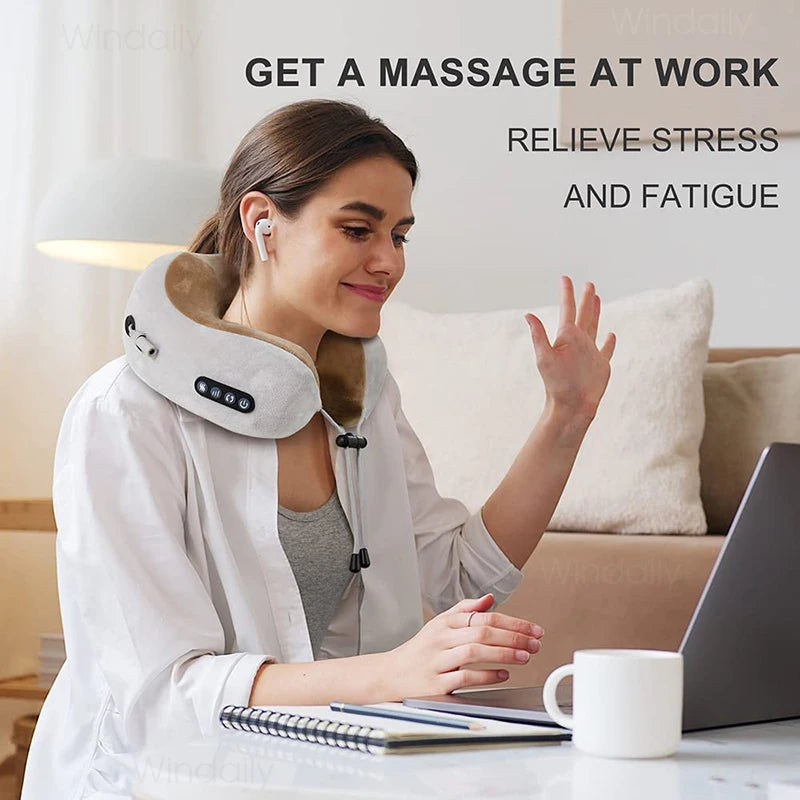 3D Kneading Neck Massager Pillow