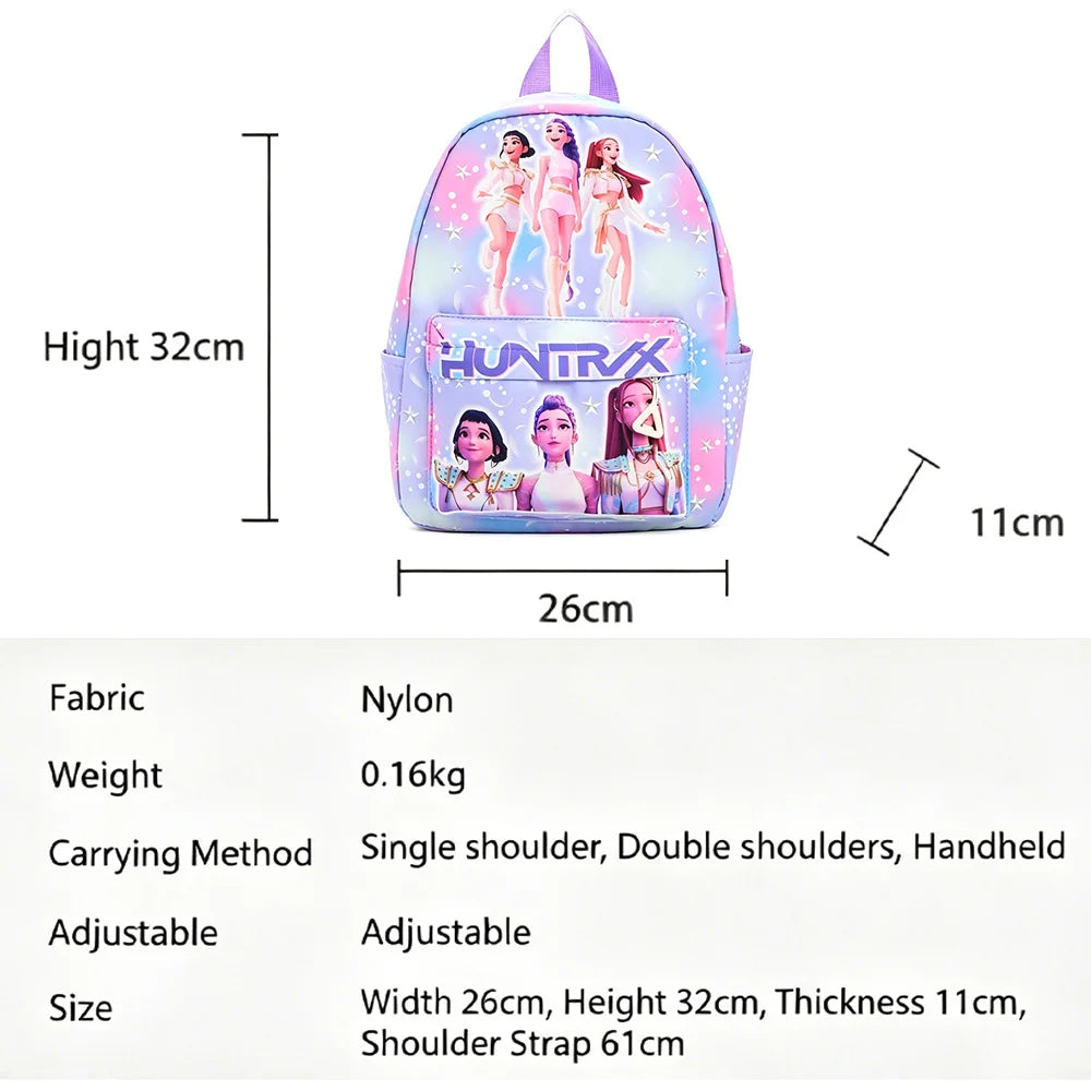 Pink 10-Inch Lightweight Backpack for Boys and Girls