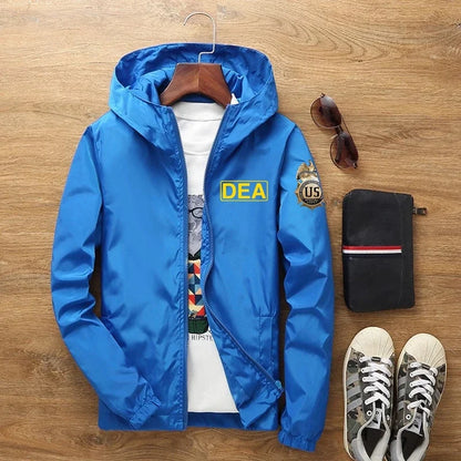 Ultra Light Men's Hooded Windbreaker Jacket