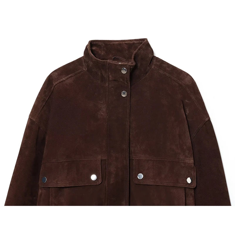 Women's Slim Warm Jackets with Big Pockets