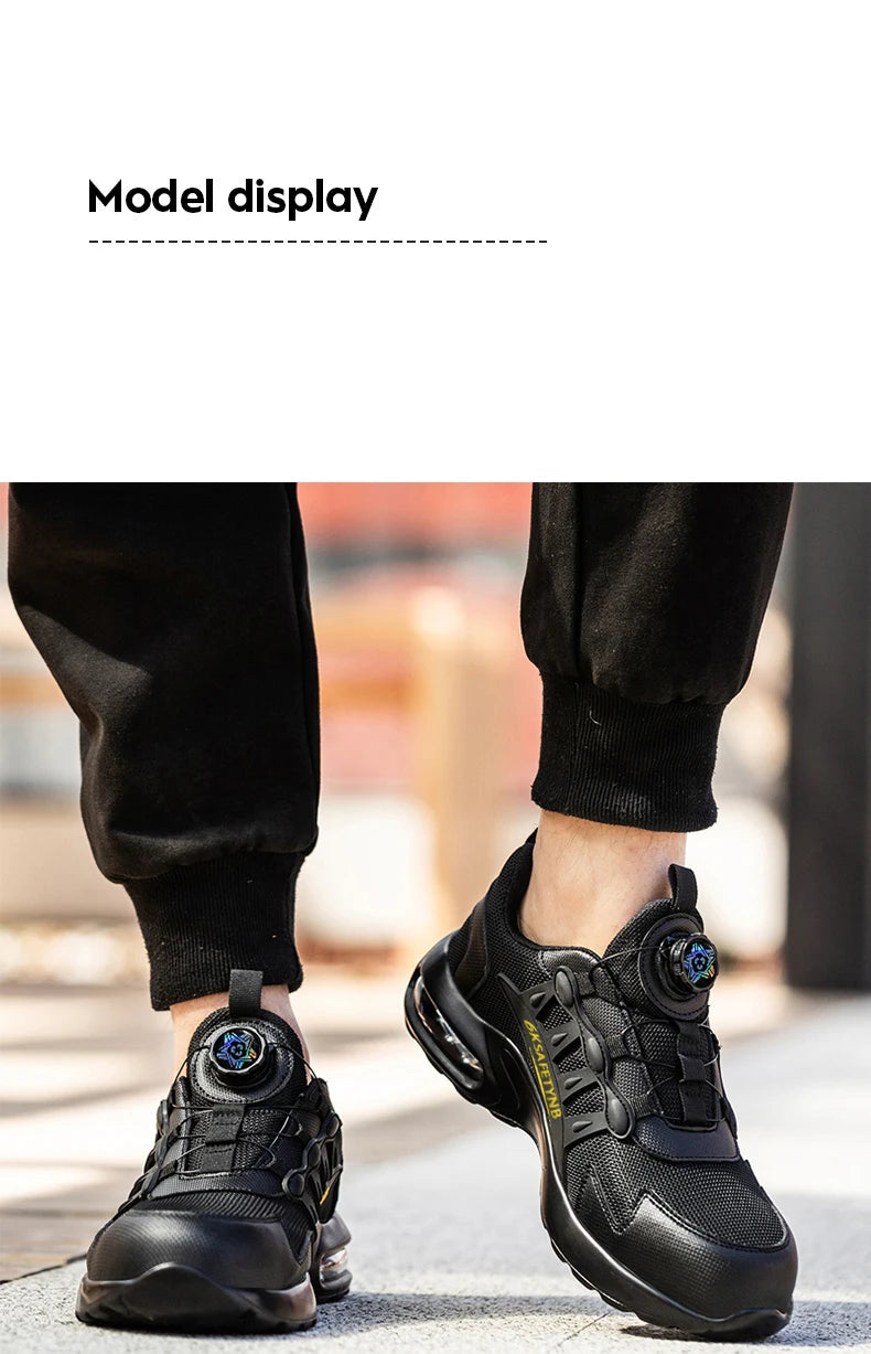 Men's Steel Toe Safety Shoes with Air Cushion