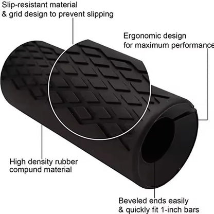 Grip Fat Barbell Handle Silicone Non-Slip Pad