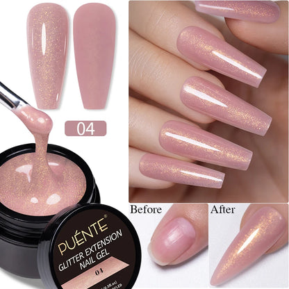 Clear 3D No Wipe Sculpture Gel Nail Polish 15ML