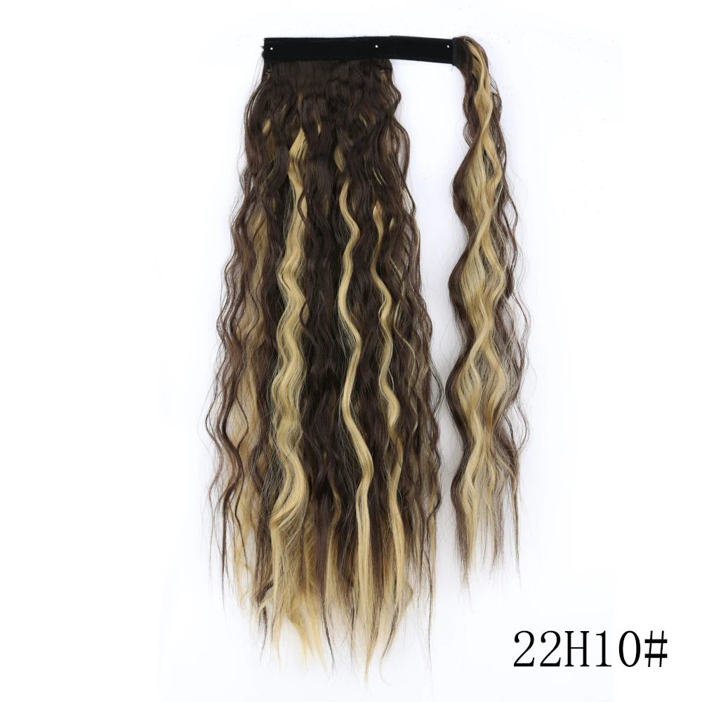 Long Straight Clip-in Ponytail Hair Extension Black