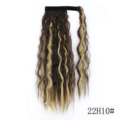 Long Straight Clip-in Ponytail Hair Extension Black