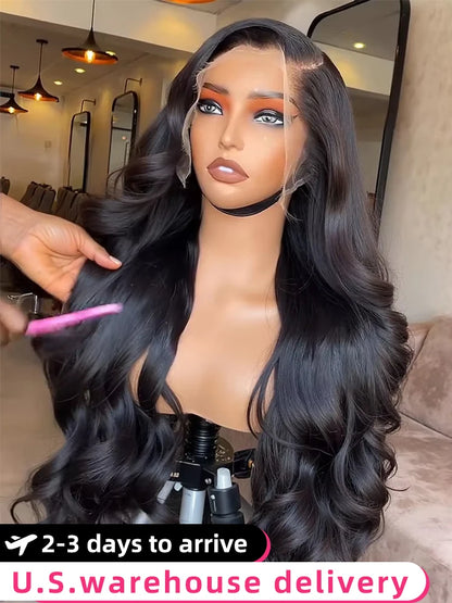 Wet And Wavy Lace Frontal Wig Human Hair 40 Inch