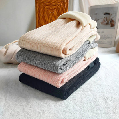 Warm Cashmere Pants for Girls Plus Velvet Trousers