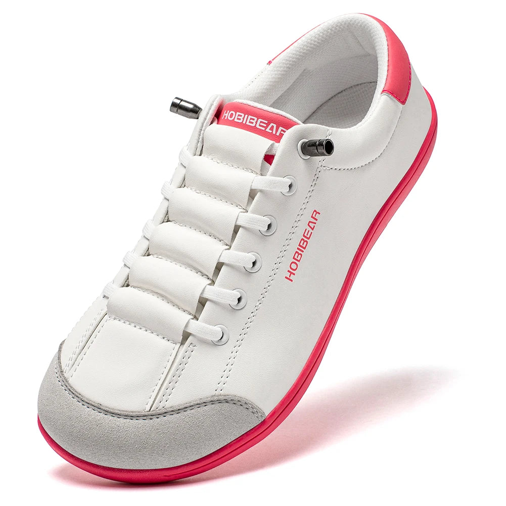 HOBIBEAR Unisex Barefoot Wide Toe Sneakers Artificial Leather