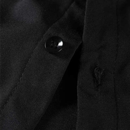 Men's Casual Short Sleeved Shirt Polyester Blend