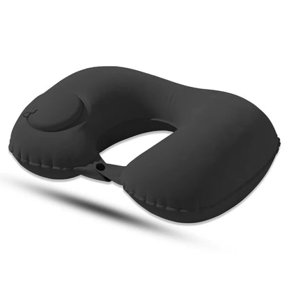 Foldable Inflatable U-Shaped Travel Pillow