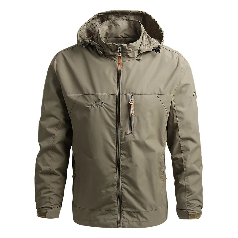 Men's Tactical Waterproof Windbreaker Jacket
