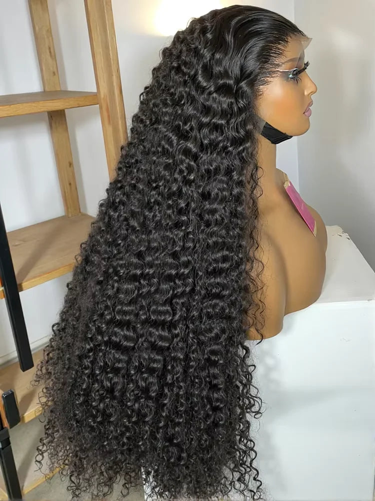 30 Inch Burmese Raw Curly Lace Front Human Hair Wig