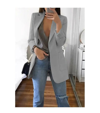 Slim Fit Polo Neck Cardigan Women's Coat