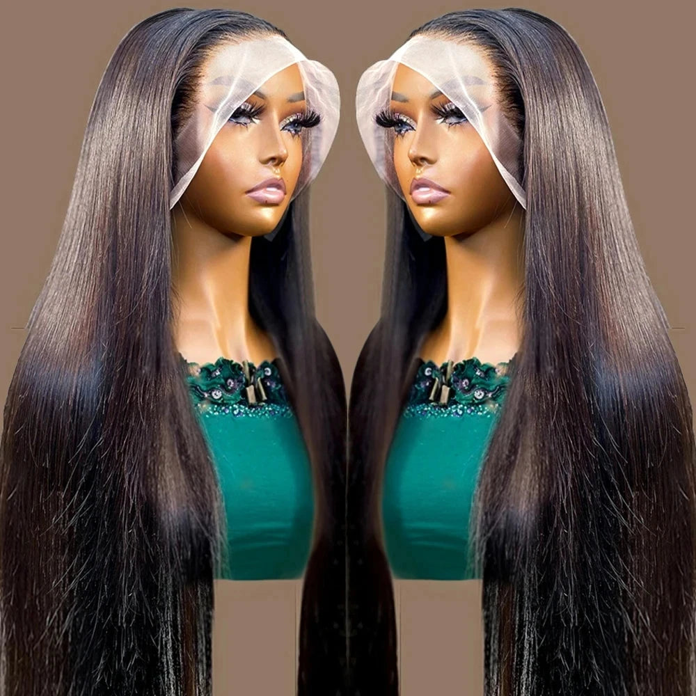 HD 360 Full Lace Wig 36 Inch Bone Straight Human Hair