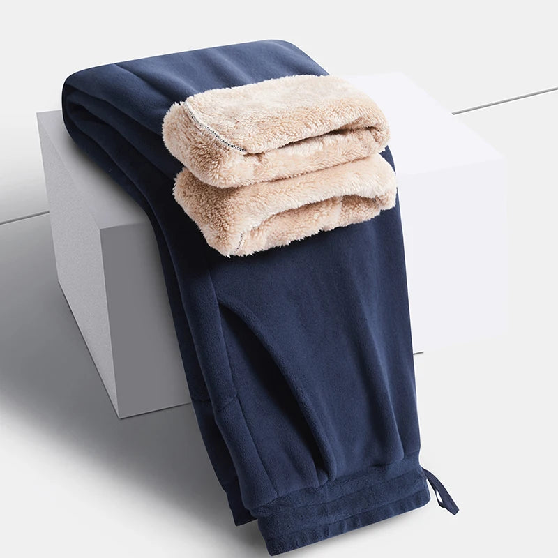 Unisex Winter Fleece Liner Drawstring Sweatpants