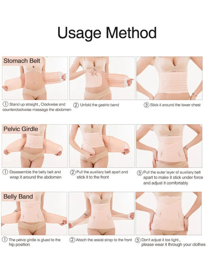 3in1 Postpartum Belly Band for Women