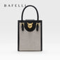 BAFELLI Women's Genuine Leather Mini Tote Crossbody Bag
