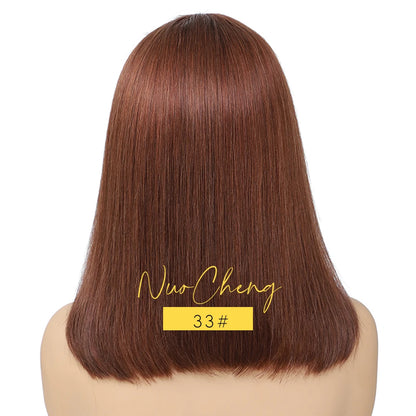 Human Hair 13X4 Lace Frontal Bob Wig for Black Women