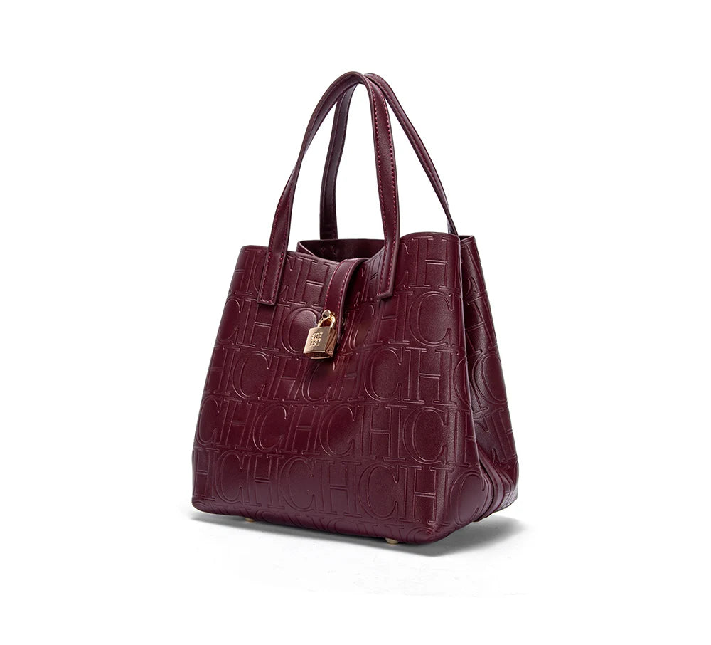CHCH Women's Casual Tote Bag in PU Leather