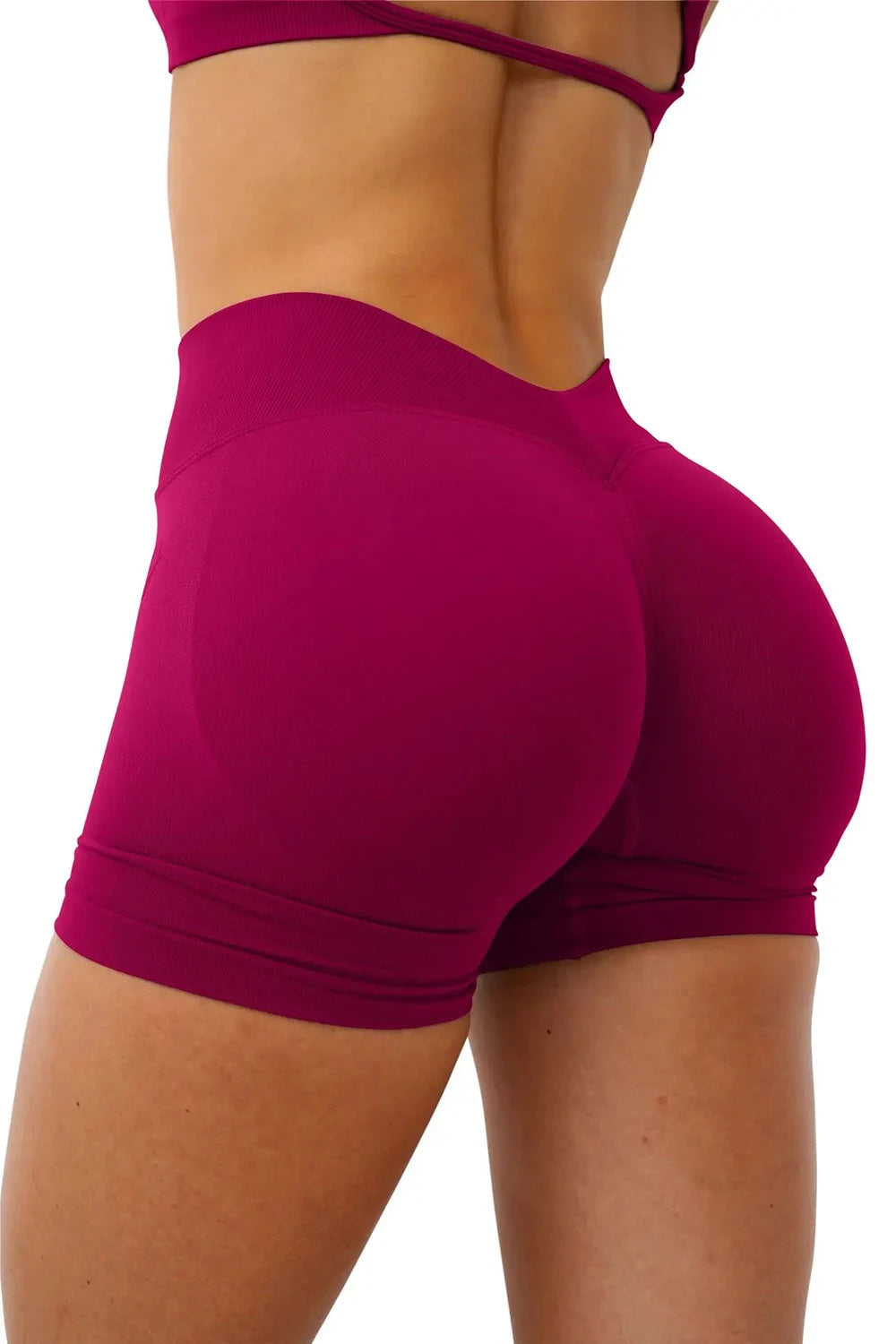 Seamless Yoga Shorts for Women Fitness Training