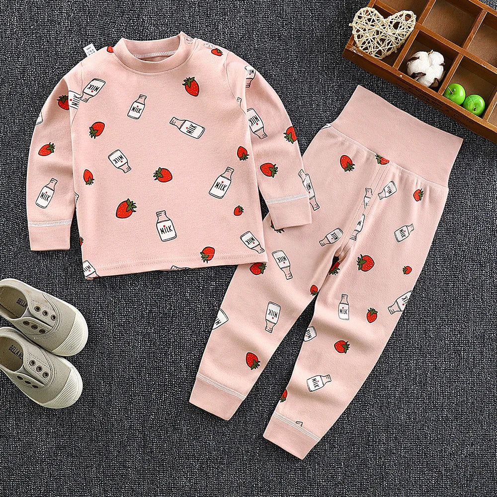 Children's Cotton Pajamas Set for Boys and Girls